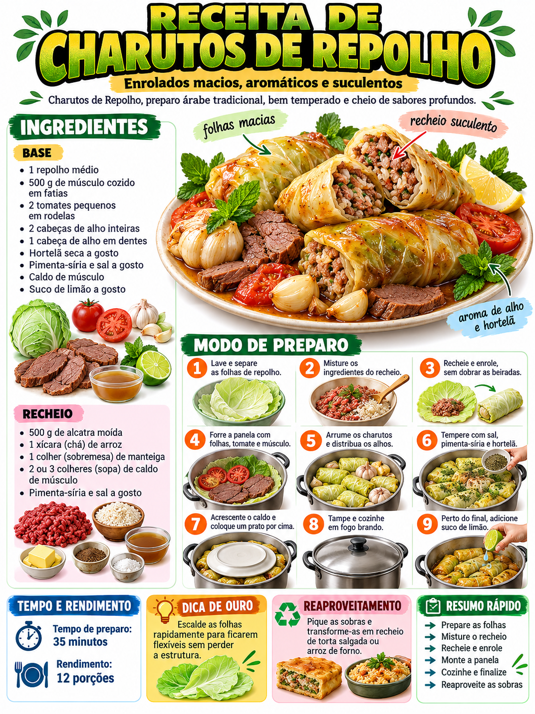 Charutos De Repolho