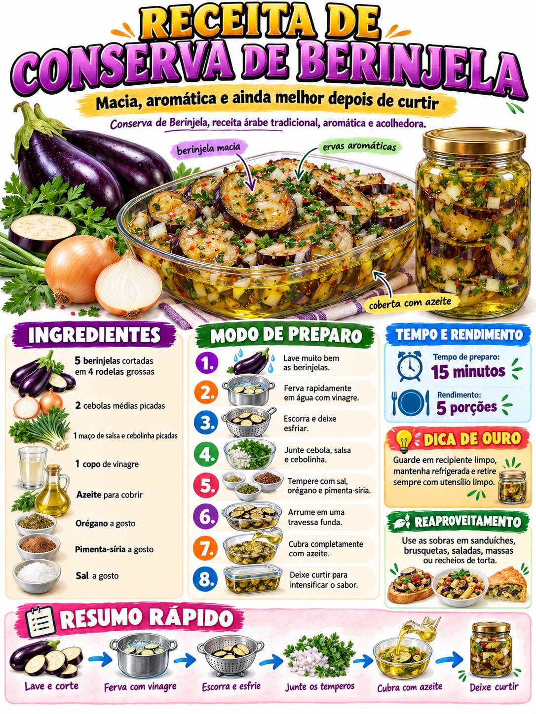 Conserva De Berinjela