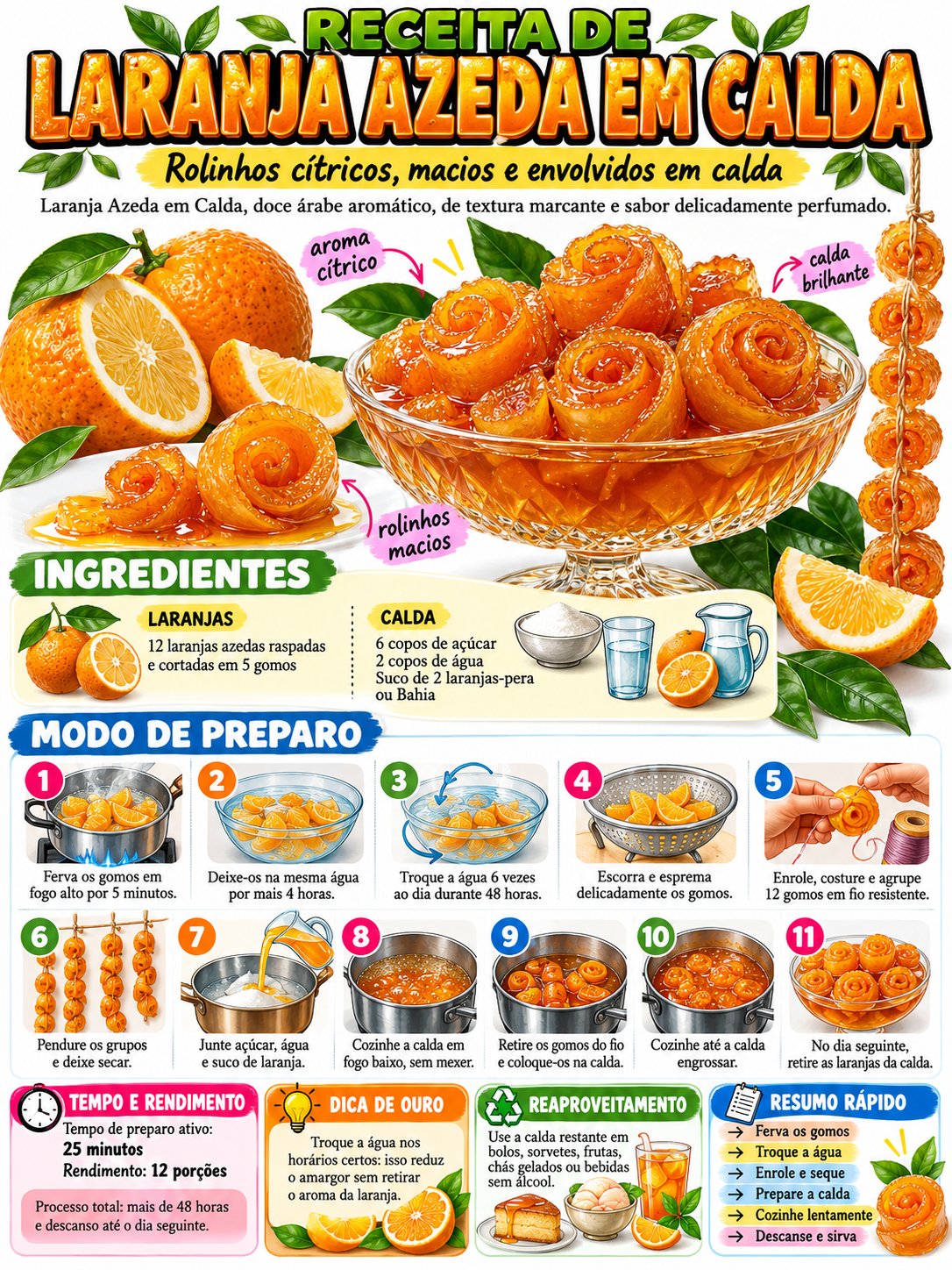 Laranja Azeda Em Calda
