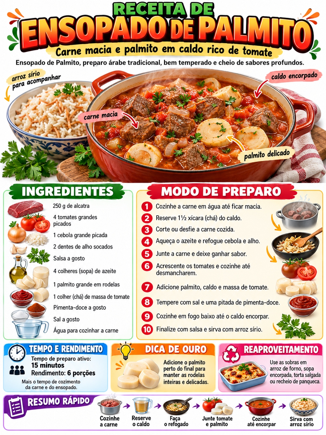 Ensopado De Palmito