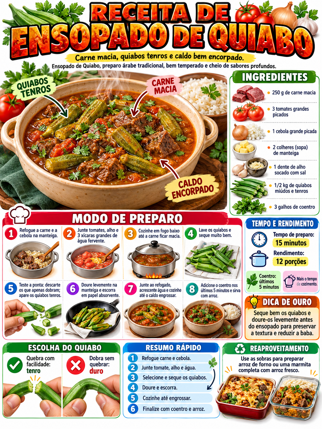 Ensopado De Quiabo