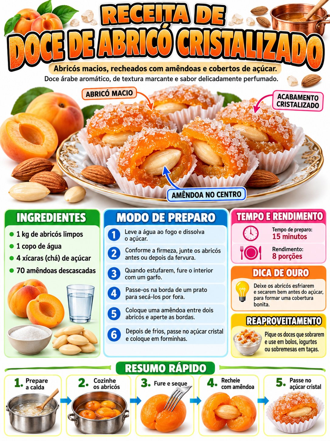 Doce De Abricó Cristalizado