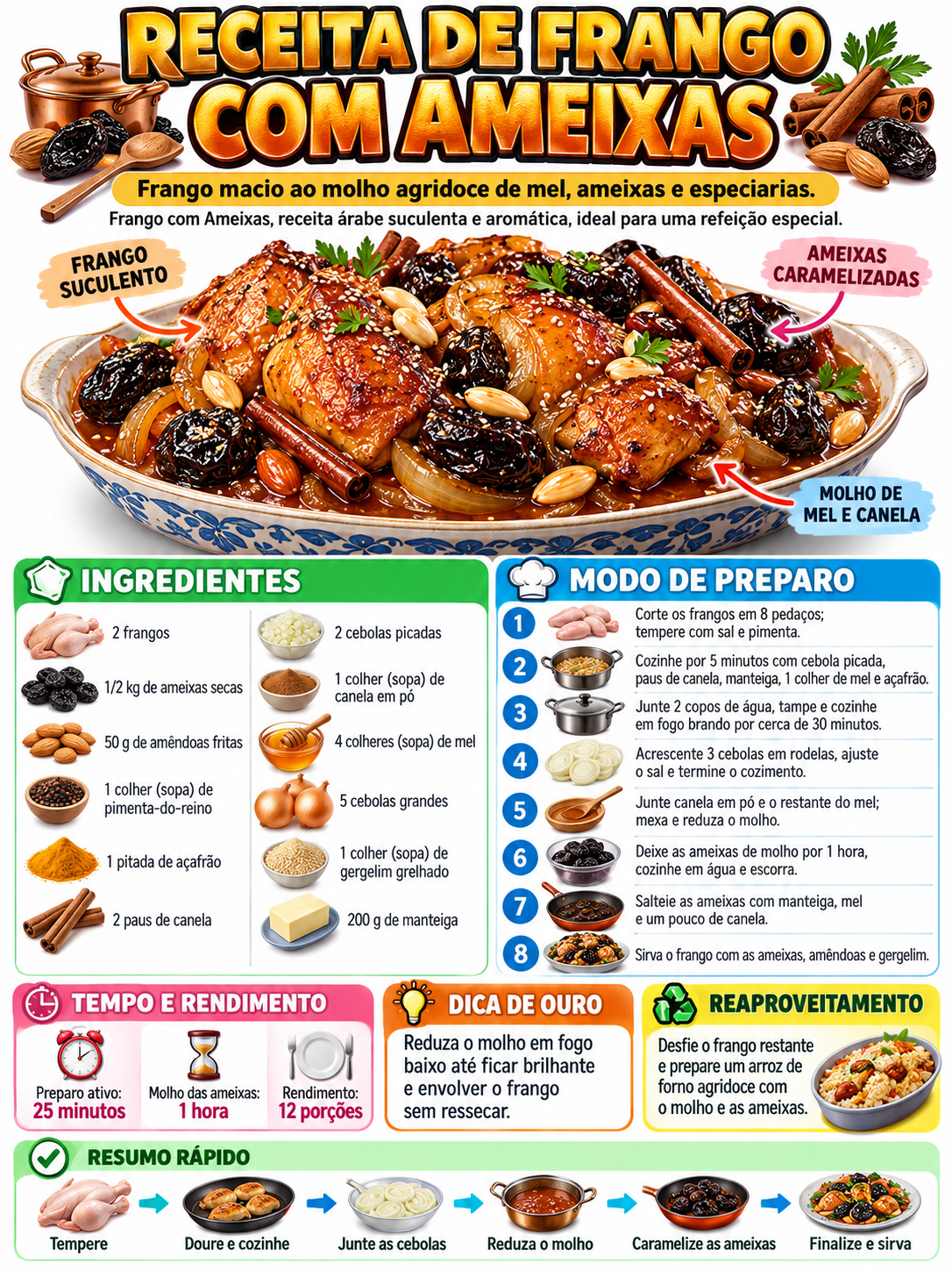 Frango Com Ameixas