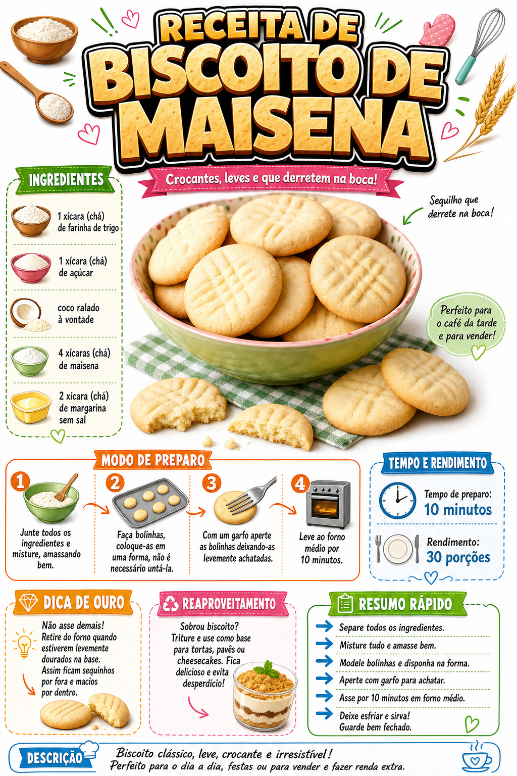 Biscoito de Maisena