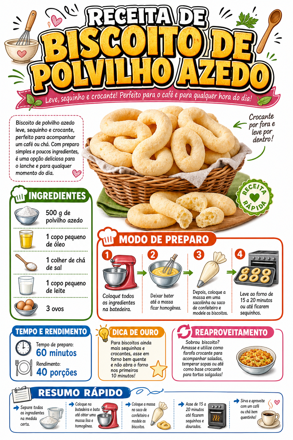 Biscoito de Polvilho Azedo