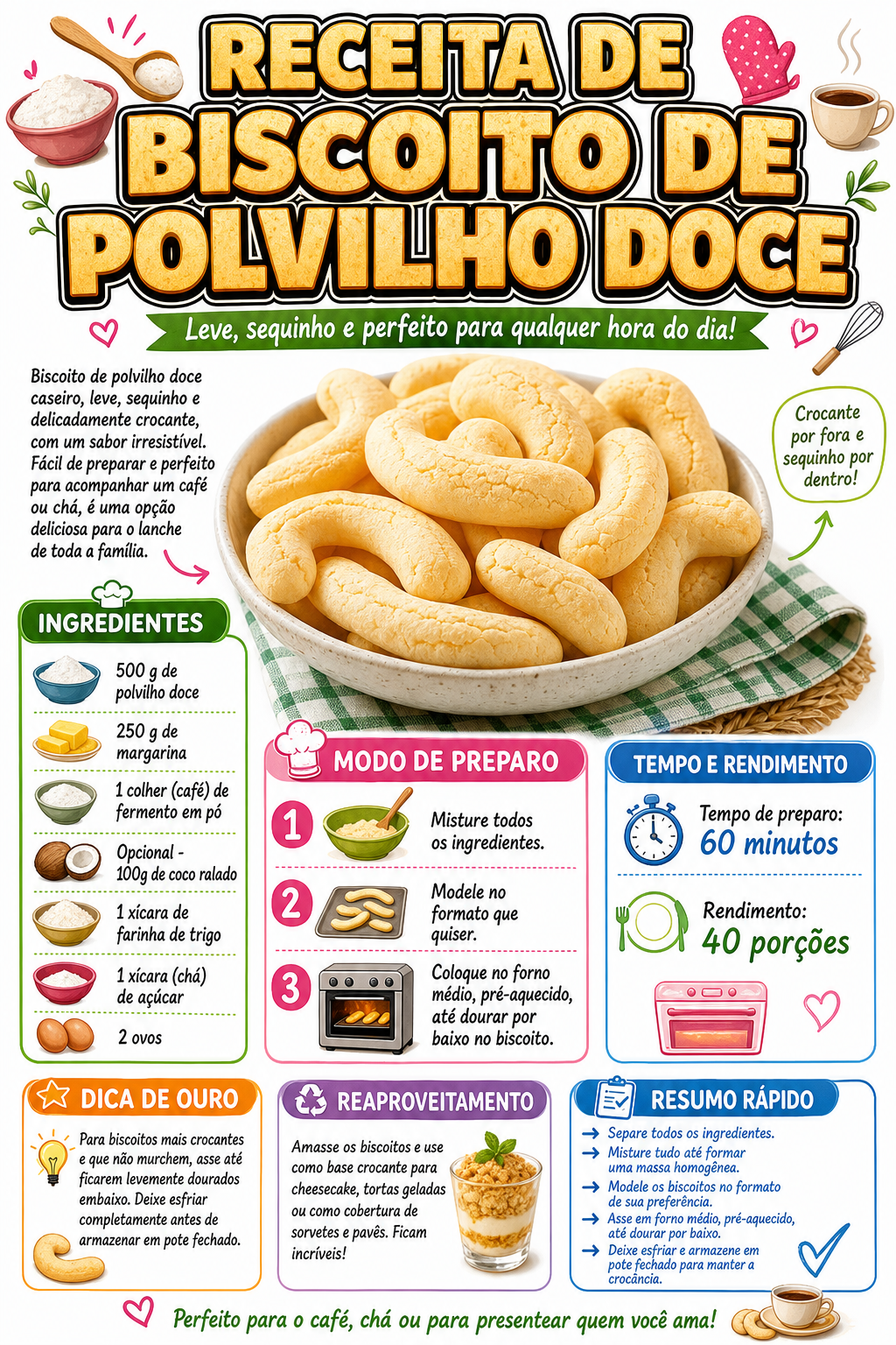 Biscoito de Polvilho Doce