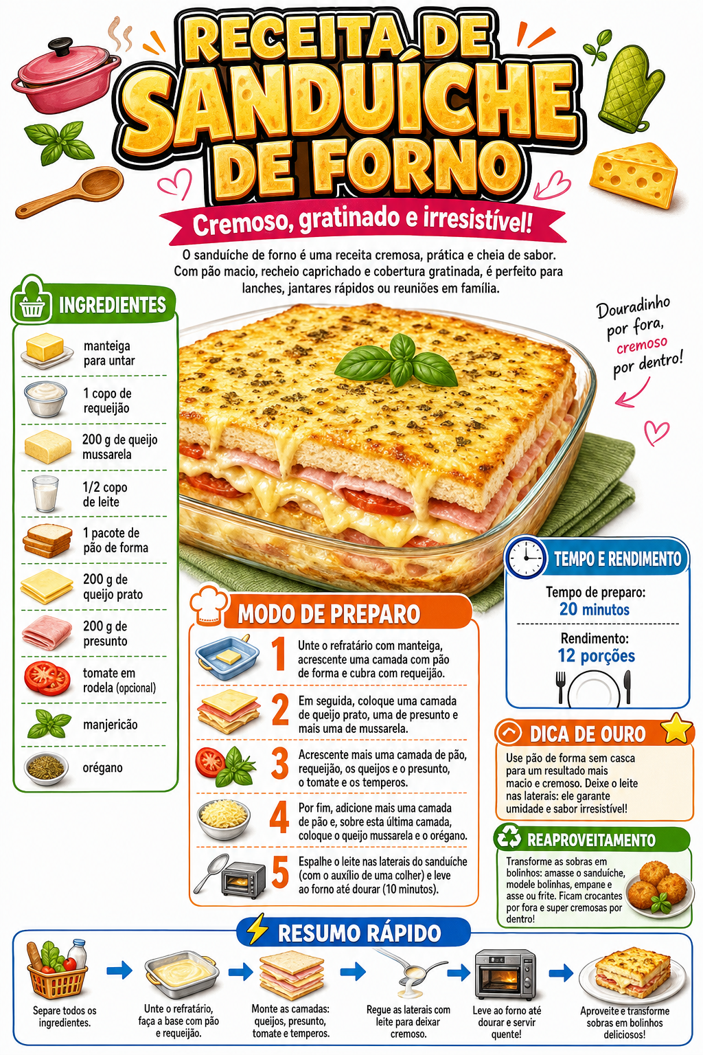 Sanduíche de Forno