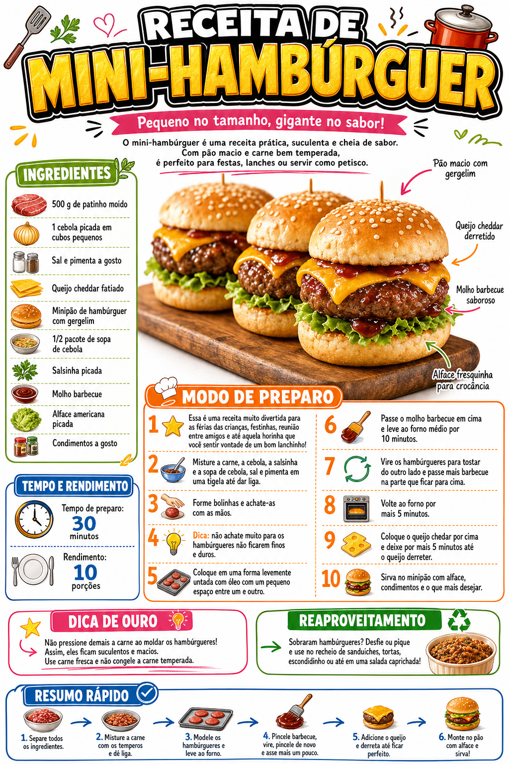 Mini-Hambúrguer