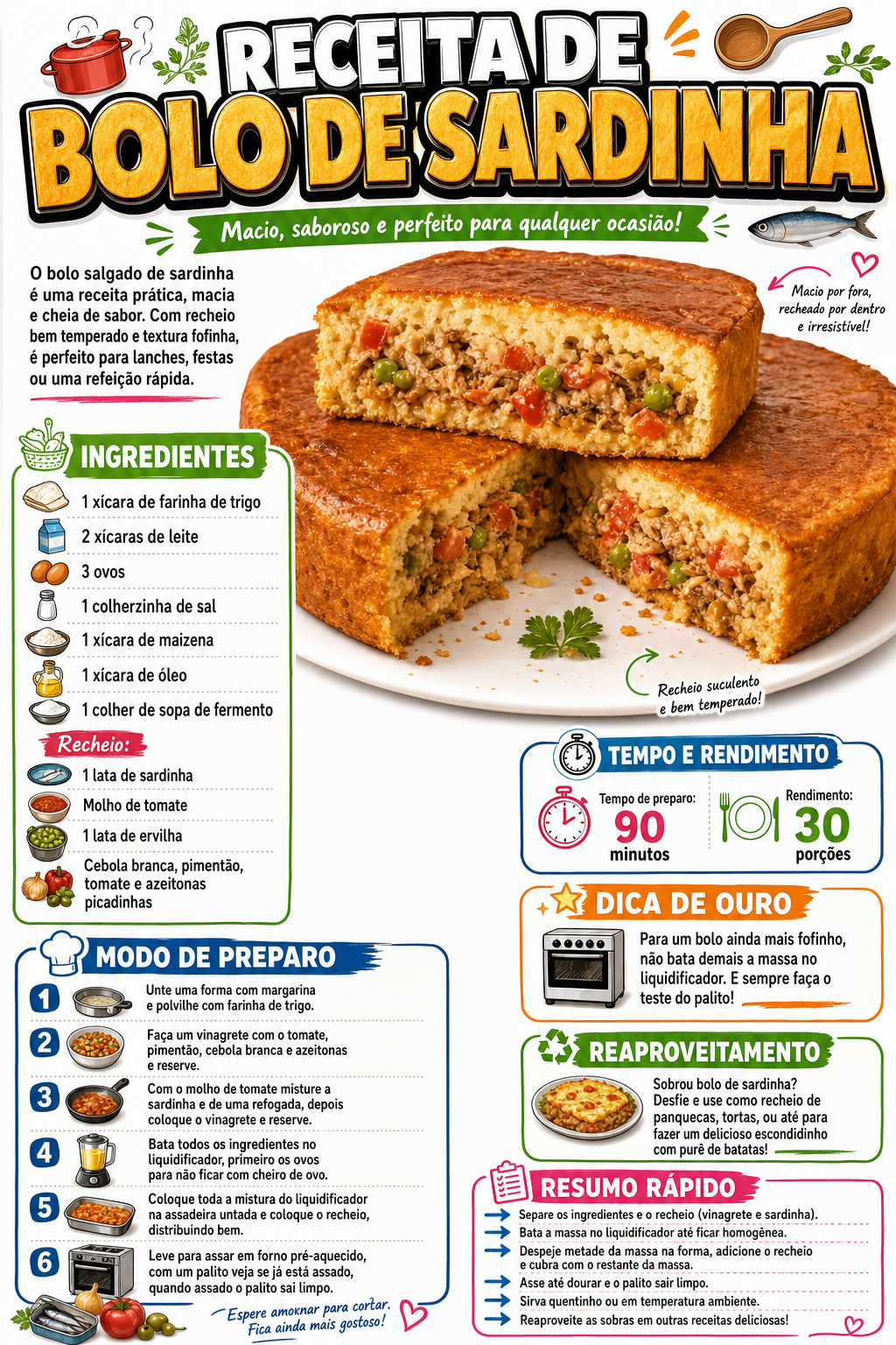 Bolo de Sardinha