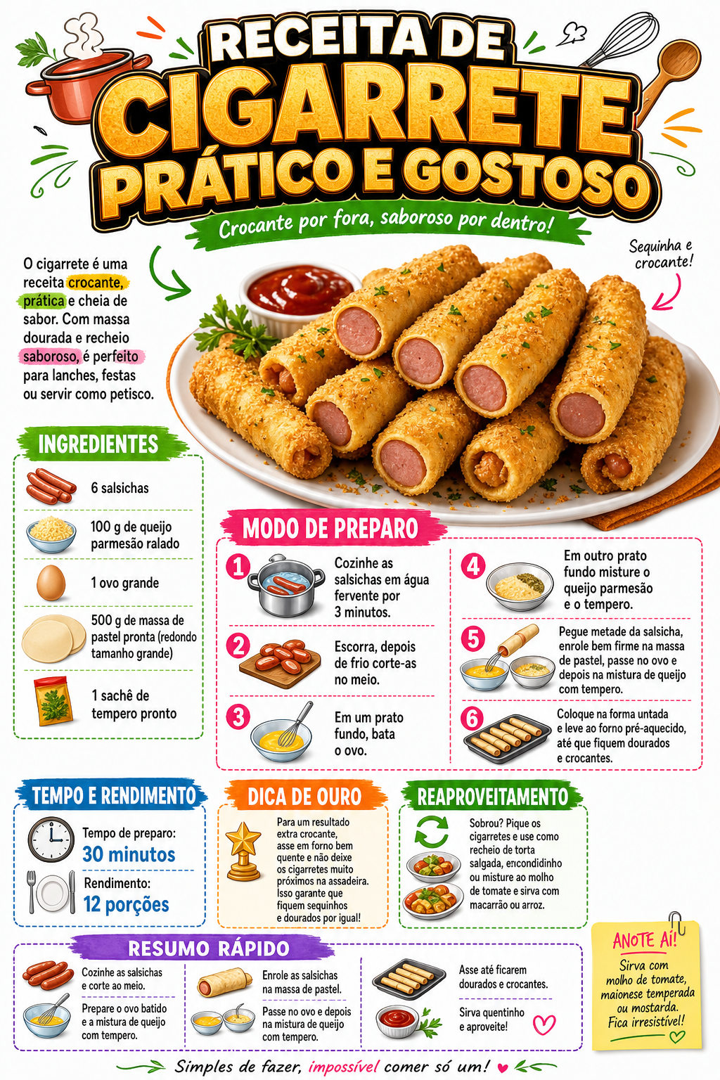 Cigarrete Prático e Gostoso