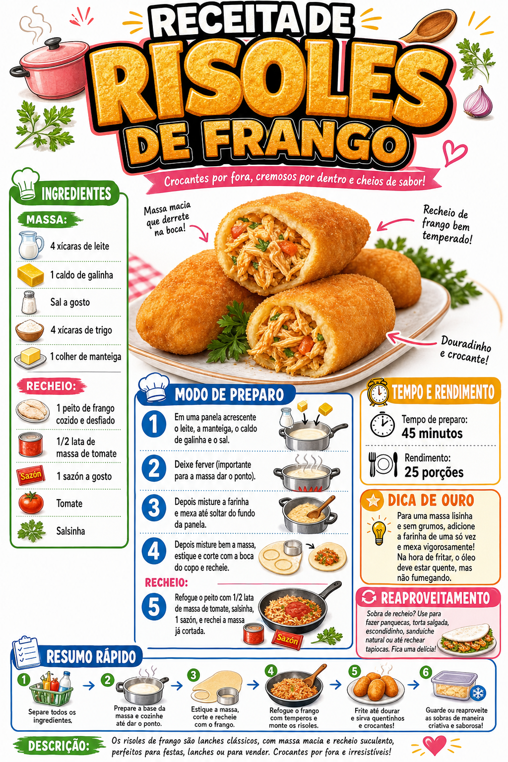 Risoles de Frango