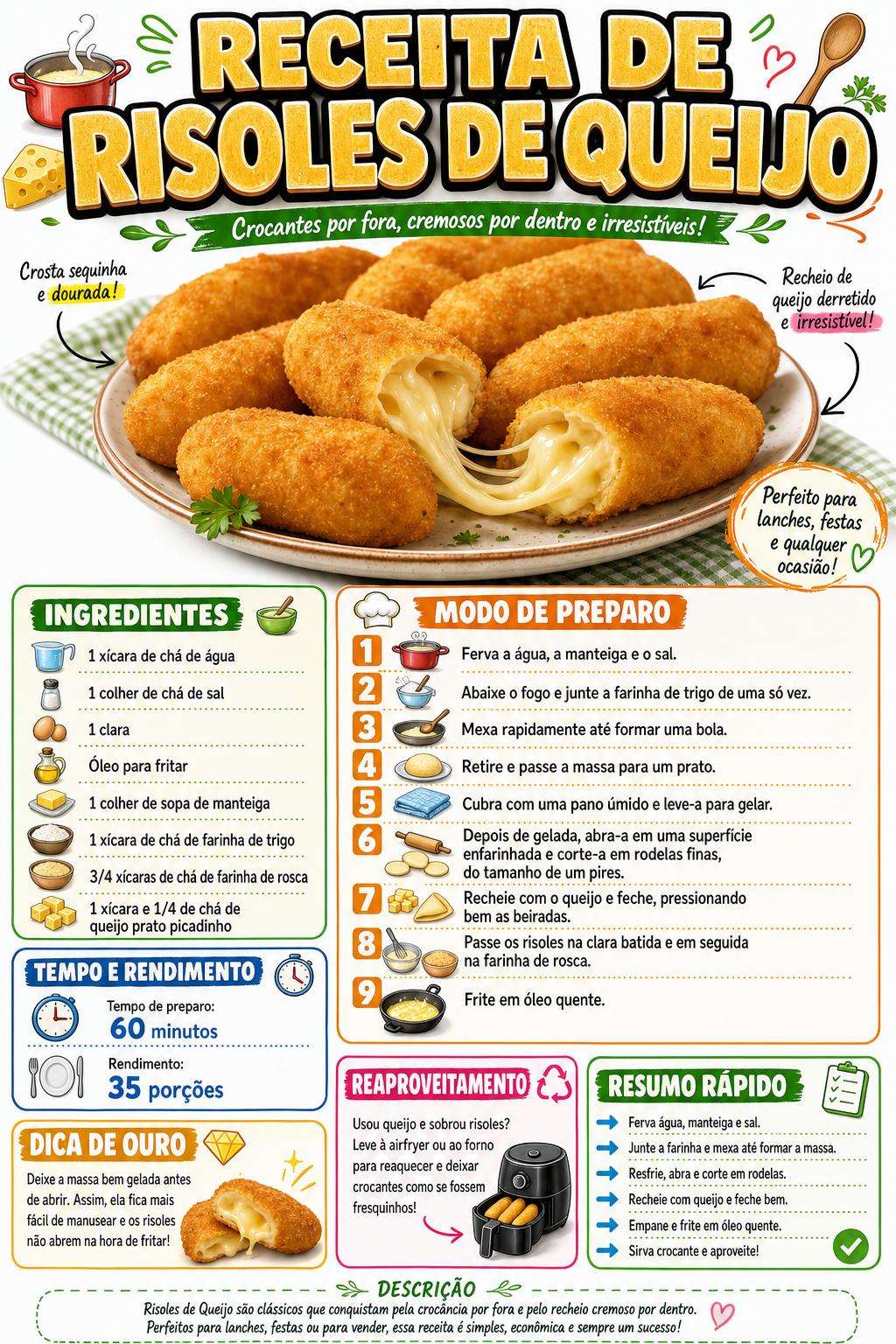 Risoles de Queijo