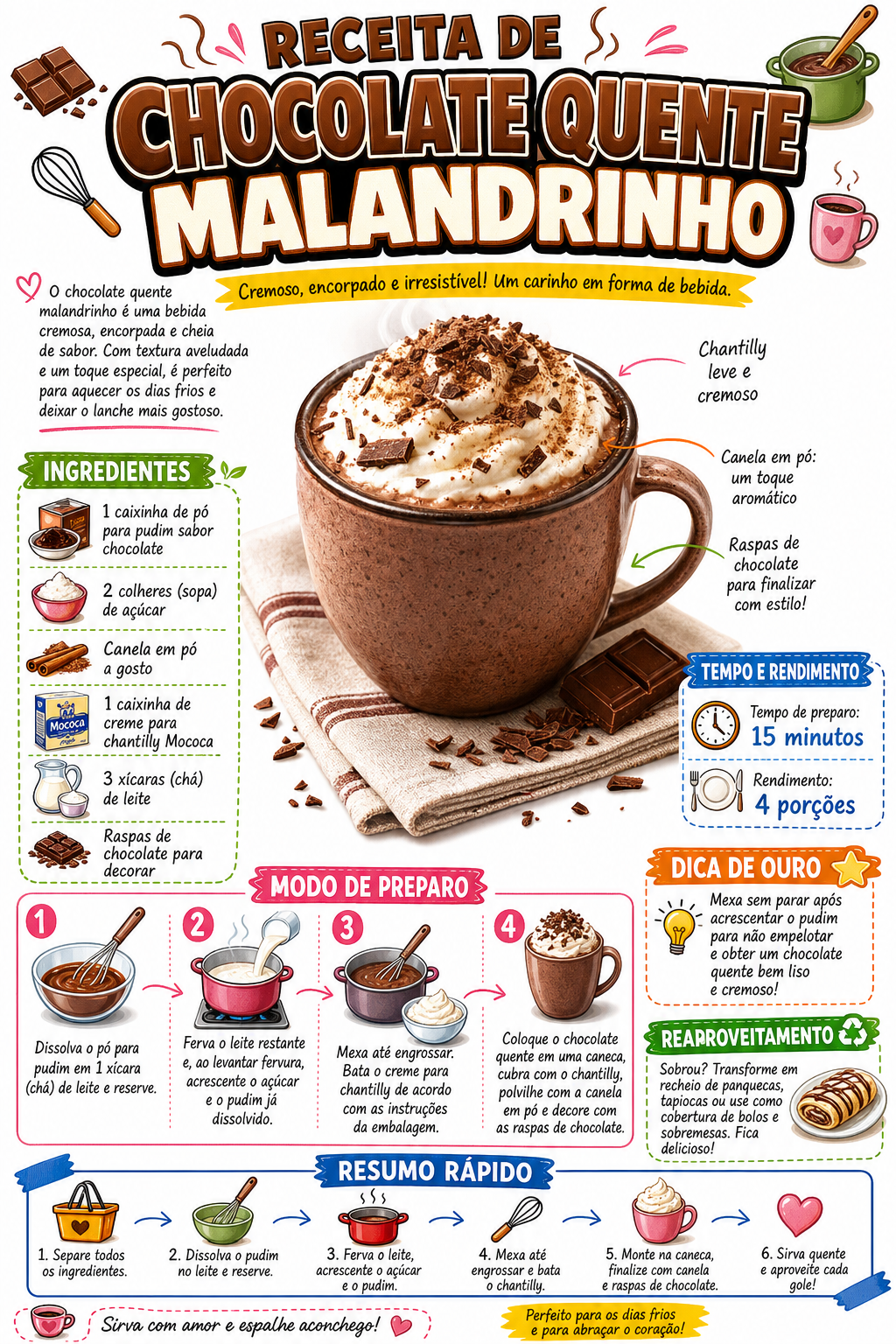 Chocolate Quente Malandrinho
