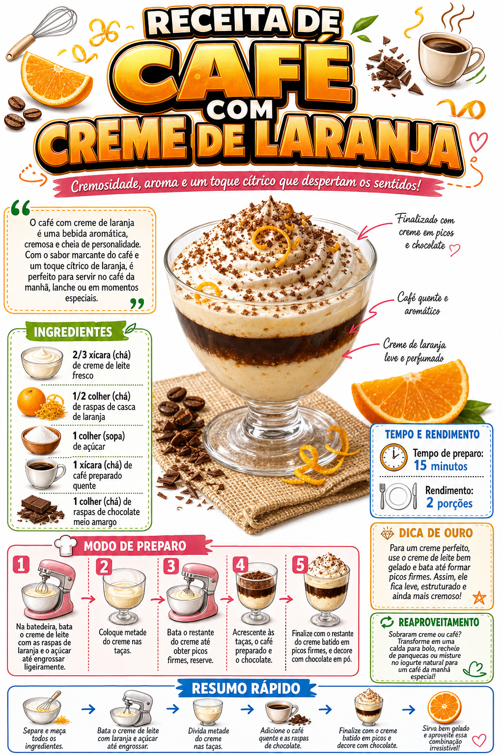 Café com Creme de Laranja