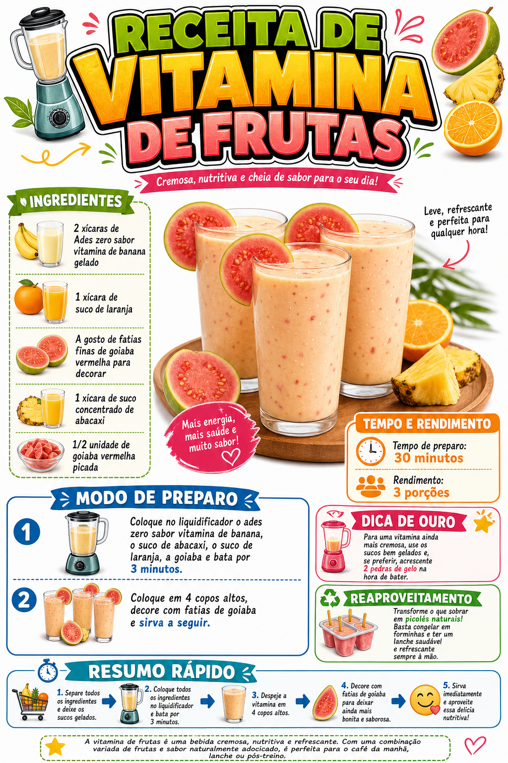 Vitamina de Frutas