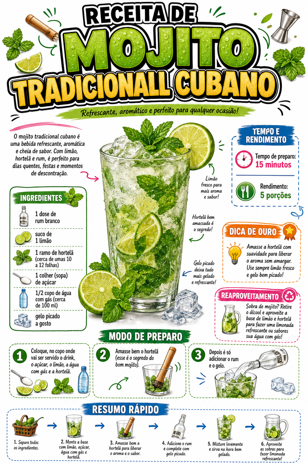Mojito Tradicional Cubano