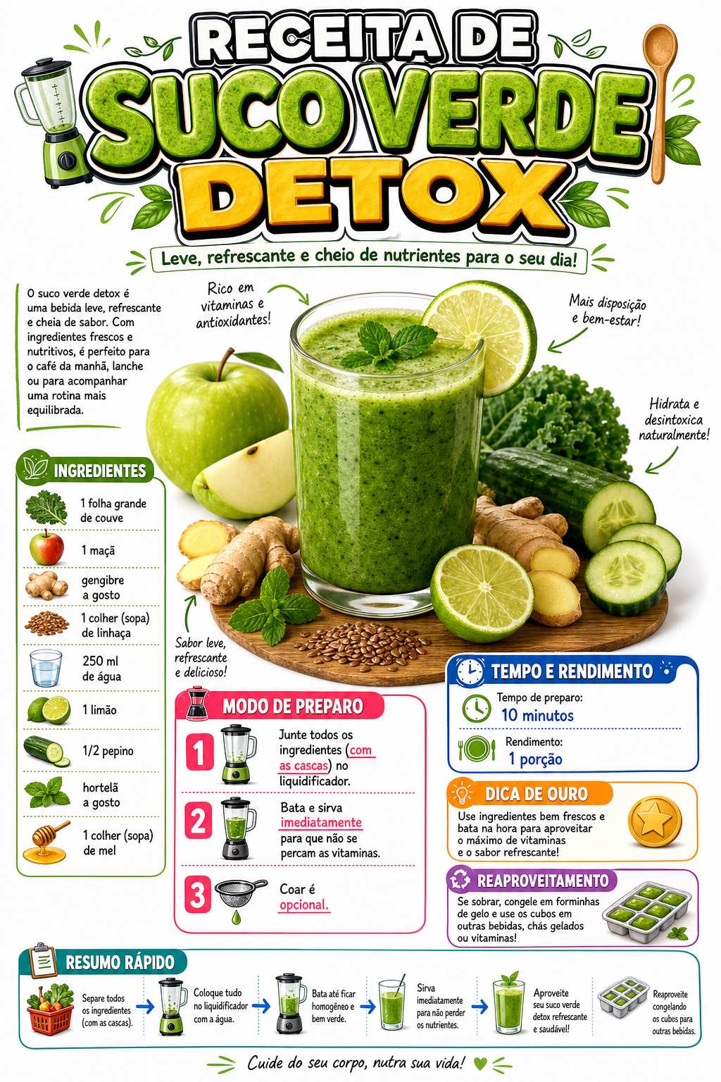 Suco Verde Detox