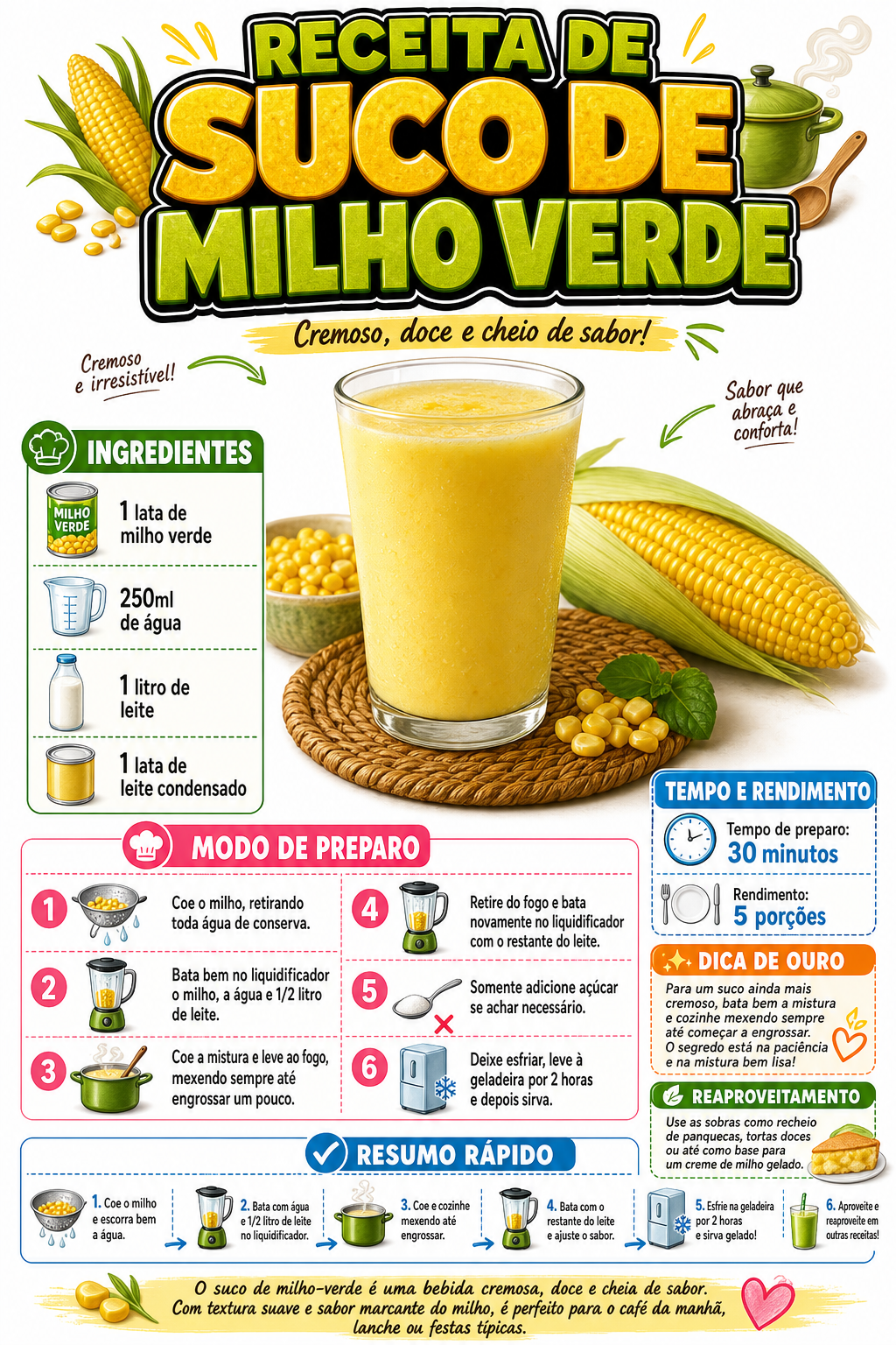 Suco de Milho Verde