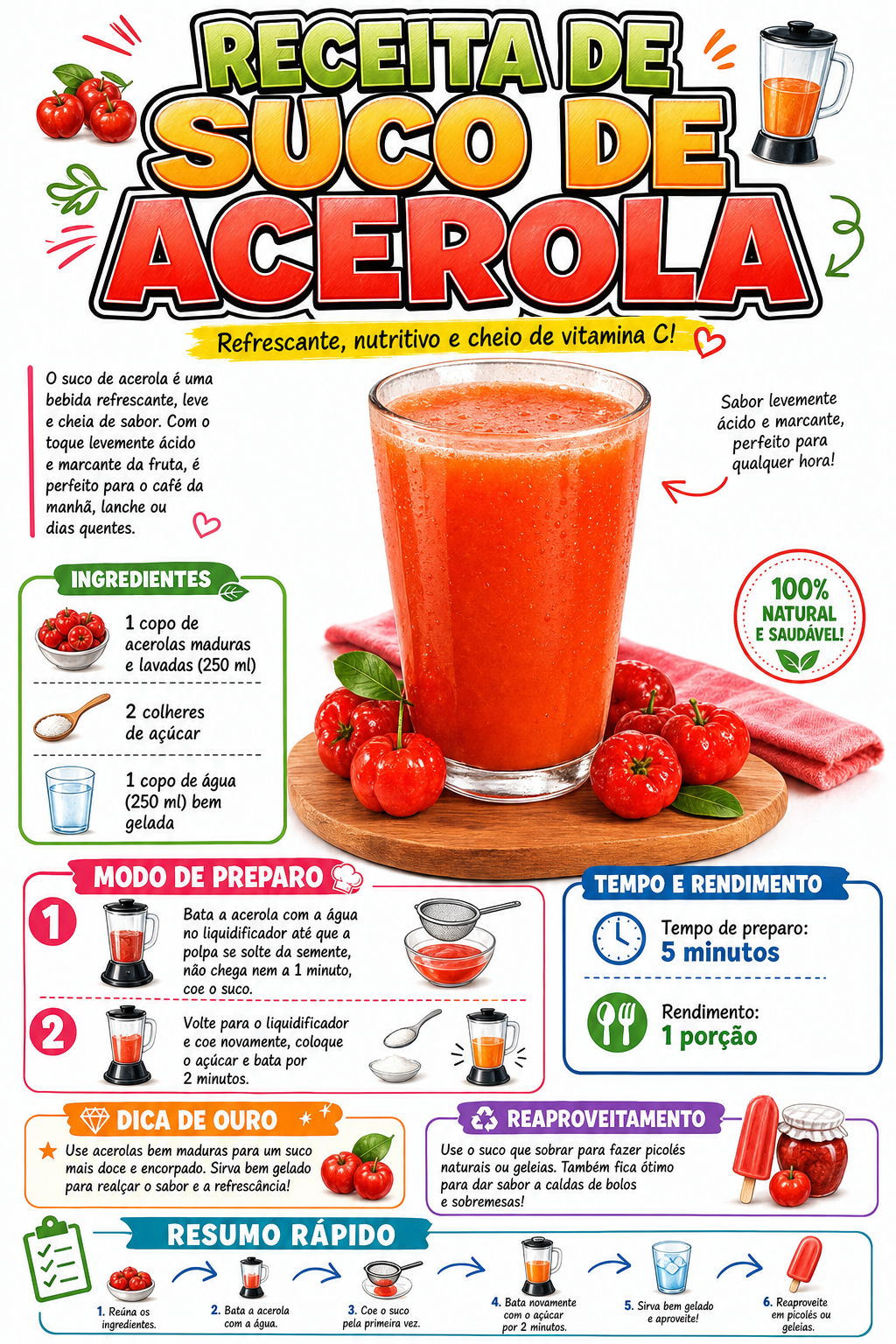 Suco de Acerola