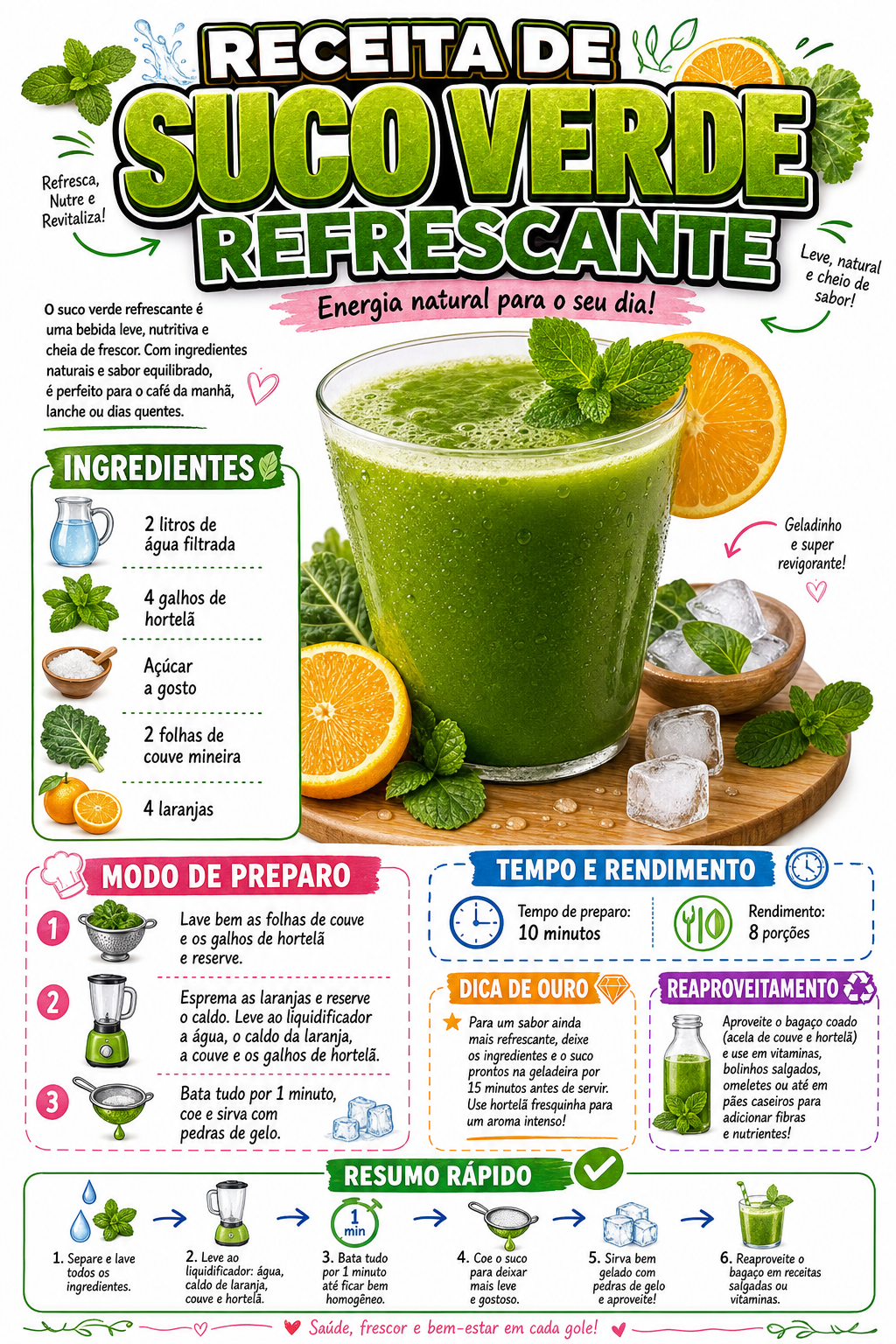 Suco Verde Refrescante