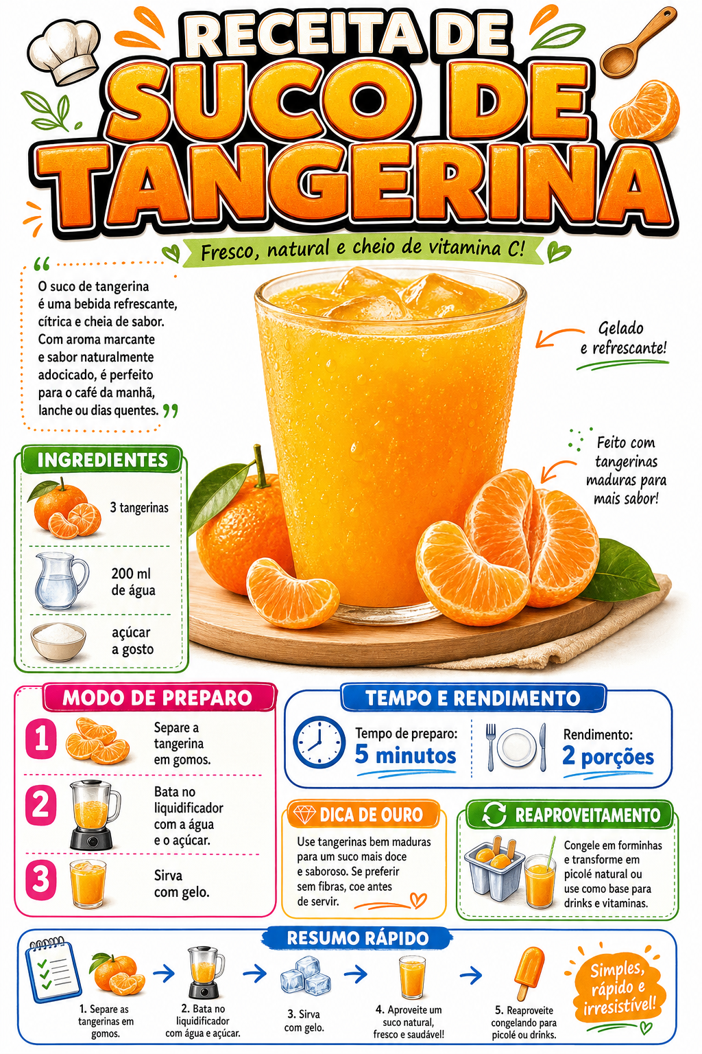 Suco de Tangerina