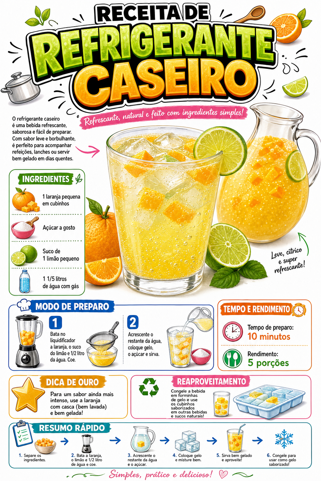 Refrigerante Caseiro