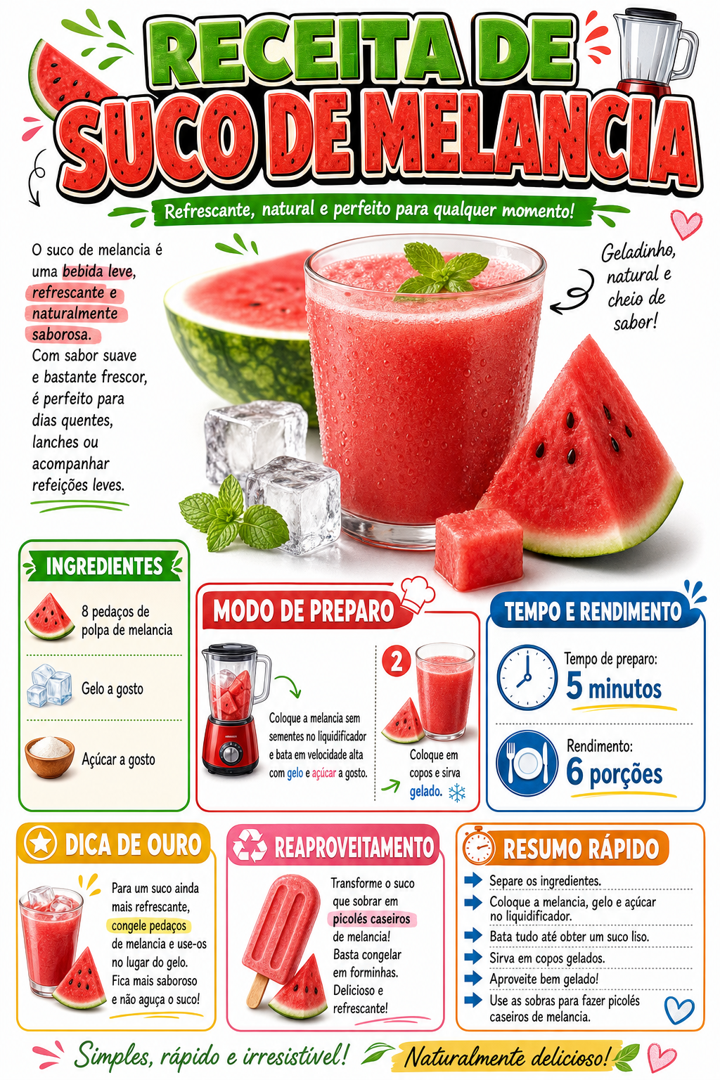 Suco de Melancia