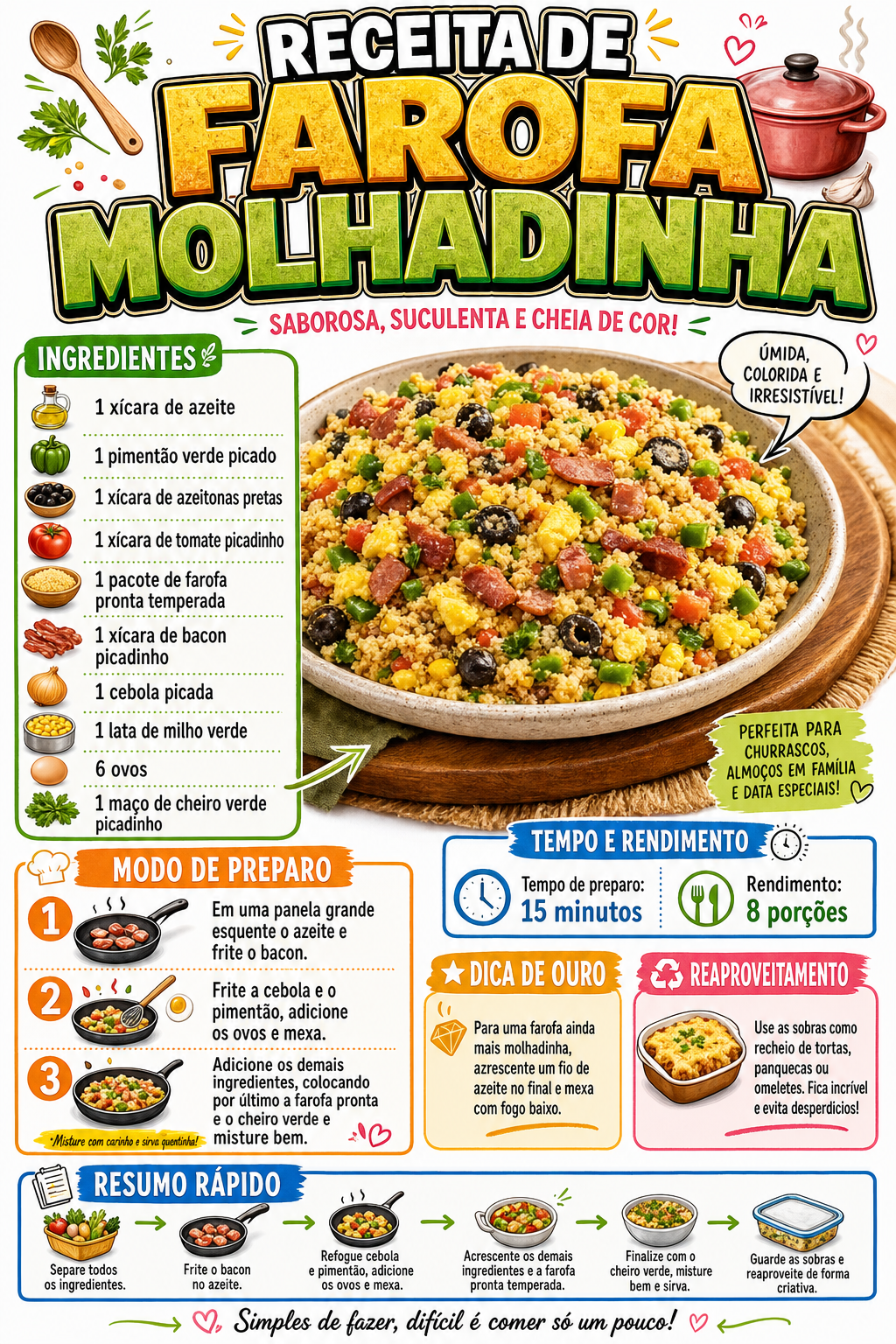 Farofa Molhadinha