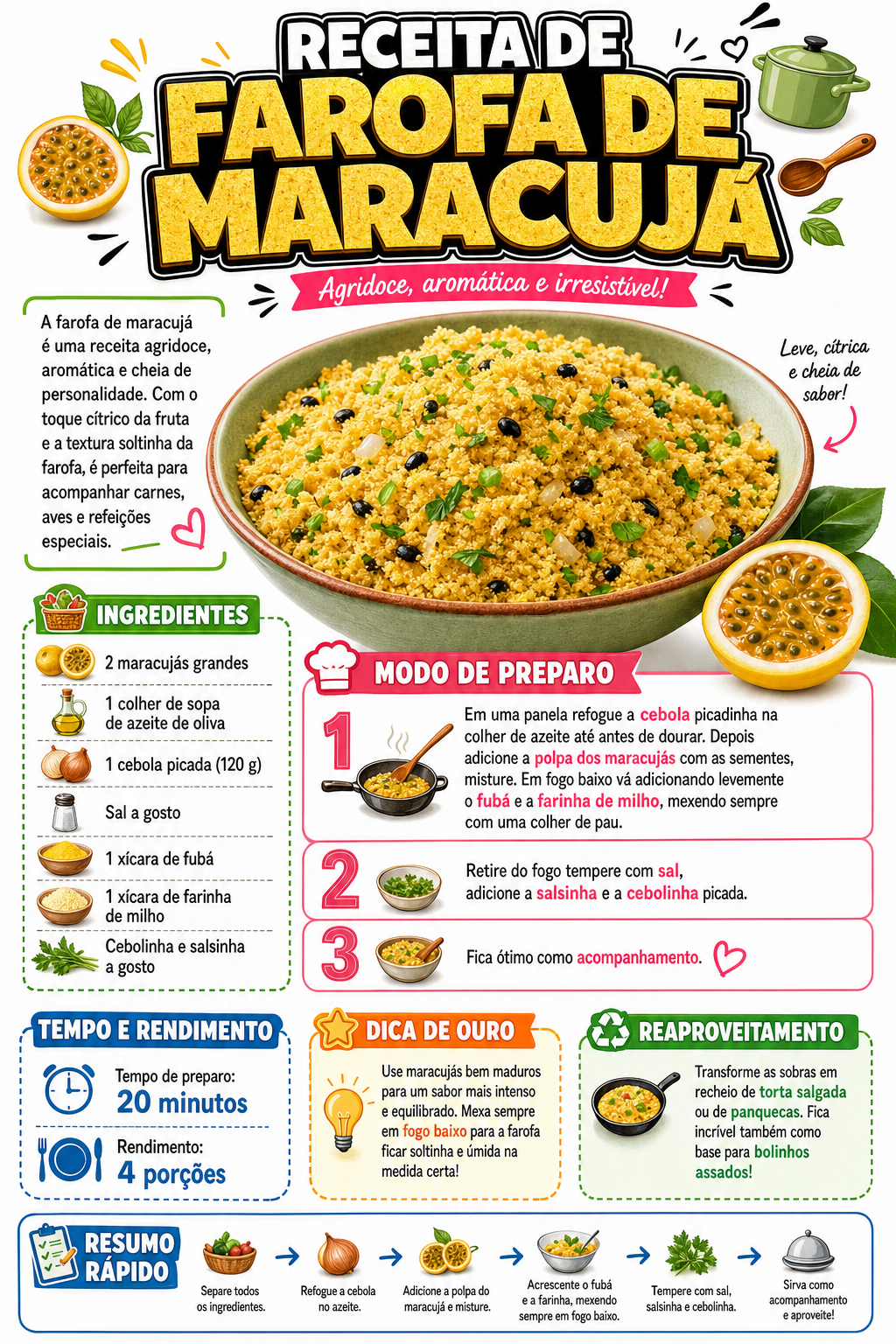 Farofa de Maracujá